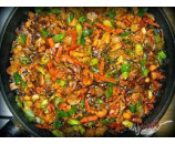 3.  Kuracie na čínsky spôsob, dusená ryža       (120/250)g - 1,3,7